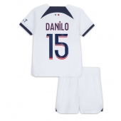 Paris Saint-Germain Danilo Pereira #15 Replika Bortedrakt Barn 2023-24 Kortermet (+ bukser)