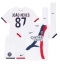 Paris Saint-Germain Joao Neves #87 Replika Bortedrakt Barn 2024-25 Kortermet (+ bukser)