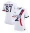 Paris Saint-Germain Joao Neves #87 Replika Bortedrakt Dame 2024-25 Kortermet