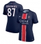 Paris Saint-Germain Joao Neves #87 Replika Hjemmedrakt Dame 2024-25 Kortermet