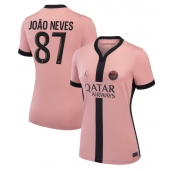 Paris Saint-Germain Joao Neves #87 Replika Tredjedrakt Dame 2024-25 Kortermet