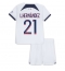 Paris Saint-Germain Lucas Hernandez #21 Replika Bortedrakt Barn 2023-24 Kortermet (+ bukser)