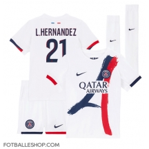 Paris Saint-Germain Lucas Hernandez #21 Replika Bortedrakt Barn 2024-25 Kortermet (+ bukser)