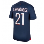 Paris Saint-Germain Lucas Hernandez #21 Replika Hjemmedrakt 2023-24 Kortermet