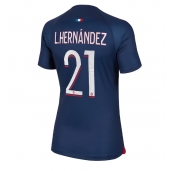 Paris Saint-Germain Lucas Hernandez #21 Replika Hjemmedrakt Dame 2023-24 Kortermet