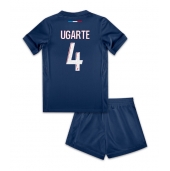 Paris Saint-Germain Manuel Ugarte #4 Replika Hjemmedrakt Barn 2024-25 Kortermet (+ bukser)