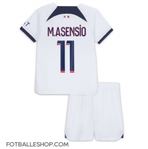 Paris Saint-Germain Marco Asensio #11 Replika Bortedrakt Barn 2023-24 Kortermet (+ bukser)