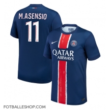 Paris Saint-Germain Marco Asensio #11 Replika Hjemmedrakt 2024-25 Kortermet