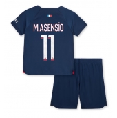 Paris Saint-Germain Marco Asensio #11 Replika Hjemmedrakt Barn 2023-24 Kortermet (+ bukser)