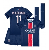 Paris Saint-Germain Marco Asensio #11 Replika Hjemmedrakt Barn 2024-25 Kortermet (+ bukser)