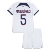 Paris Saint-Germain Marquinhos #5 Replika Bortedrakt Barn 2023-24 Kortermet (+ bukser)