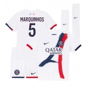 Paris Saint-Germain Marquinhos #5 Replika Bortedrakt Barn 2024-25 Kortermet (+ bukser)