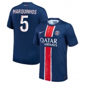 Paris Saint-Germain Marquinhos #5 Replika Hjemmedrakt 2024-25 Kortermet