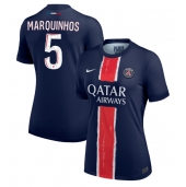 Paris Saint-Germain Marquinhos #5 Replika Hjemmedrakt Dame 2024-25 Kortermet