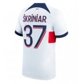 Paris Saint-Germain Milan Skriniar #37 Replika Bortedrakt 2023-24 Kortermet