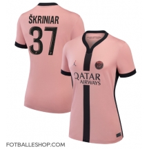 Paris Saint-Germain Milan Skriniar #37 Replika Tredjedrakt Dame 2024-25 Kortermet