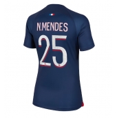 Paris Saint-Germain Nuno Mendes #25 Replika Hjemmedrakt Dame 2023-24 Kortermet