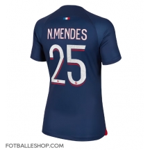 Paris Saint-Germain Nuno Mendes #25 Replika Hjemmedrakt Dame 2023-24 Kortermet