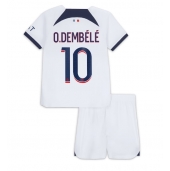 Paris Saint-Germain Ousmane Dembele #10 Replika Bortedrakt Barn 2023-24 Kortermet (+ bukser)