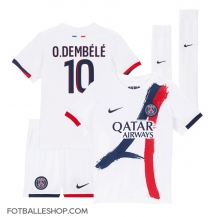 Paris Saint-Germain Ousmane Dembele #10 Replika Bortedrakt Barn 2024-25 Kortermet (+ bukser)