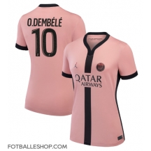 Paris Saint-Germain Ousmane Dembele #10 Replika Tredjedrakt Dame 2024-25 Kortermet