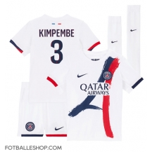 Paris Saint-Germain Presnel Kimpembe #3 Replika Bortedrakt Barn 2024-25 Kortermet (+ bukser)