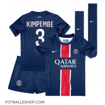 Paris Saint-Germain Presnel Kimpembe #3 Replika Hjemmedrakt Barn 2024-25 Kortermet (+ bukser)