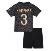 Paris Saint-Germain Presnel Kimpembe #3 Replika Tredjedrakt Barn 2023-24 Kortermet (+ bukser)