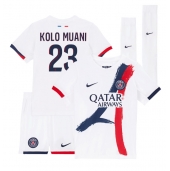 Paris Saint-Germain Randal Kolo Muani #23 Replika Bortedrakt Barn 2024-25 Kortermet (+ bukser)