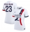 Paris Saint-Germain Randal Kolo Muani #23 Replika Bortedrakt Dame 2024-25 Kortermet