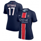 Paris Saint-Germain Vitinha #17 Replika Hjemmedrakt Dame 2024-25 Kortermet