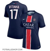 Paris Saint-Germain Vitinha #17 Replika Hjemmedrakt Dame 2024-25 Kortermet