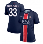 Paris Saint-Germain Warren Zaire-Emery #33 Replika Hjemmedrakt Dame 2024-25 Kortermet