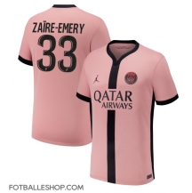 Paris Saint-Germain Warren Zaire-Emery #33 Replika Tredjedrakt 2024-25 Kortermet