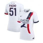 Paris Saint-Germain Willian Pacho #51 Replika Bortedrakt Dame 2024-25 Kortermet