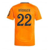 Real Madrid Antonio Rudiger #22 Replika Bortedrakt 2024-25 Kortermet