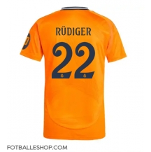 Real Madrid Antonio Rudiger #22 Replika Bortedrakt 2024-25 Kortermet