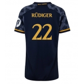 Real Madrid Antonio Rudiger #22 Replika Bortedrakt Dame 2023-24 Kortermet