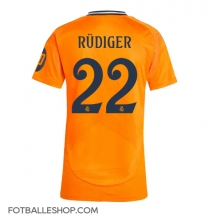 Real Madrid Antonio Rudiger #22 Replika Bortedrakt Dame 2024-25 Kortermet