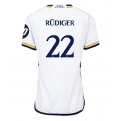 Real Madrid Antonio Rudiger #22 Replika Hjemmedrakt Dame 2023-24 Kortermet