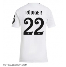 Real Madrid Antonio Rudiger #22 Replika Hjemmedrakt Dame 2024-25 Kortermet