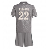 Real Madrid Antonio Rudiger #22 Replika Tredjedrakt Barn 2024-25 Kortermet (+ bukser)