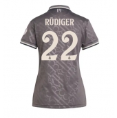 Real Madrid Antonio Rudiger #22 Replika Tredjedrakt Dame 2024-25 Kortermet