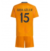 Real Madrid Arda Guler #15 Replika Bortedrakt Barn 2024-25 Kortermet (+ bukser)