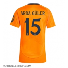 Real Madrid Arda Guler #15 Replika Bortedrakt Dame 2024-25 Kortermet