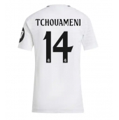 Real Madrid Aurelien Tchouameni #14 Replika Hjemmedrakt Dame 2024-25 Kortermet