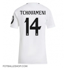 Real Madrid Aurelien Tchouameni #14 Replika Hjemmedrakt Dame 2024-25 Kortermet