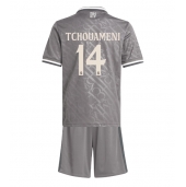 Real Madrid Aurelien Tchouameni #14 Replika Tredjedrakt Barn 2024-25 Kortermet (+ bukser)