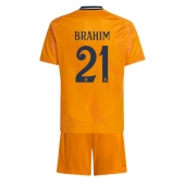 Real Madrid Brahim Diaz #21 Replika Bortedrakt Barn 2024-25 Kortermet (+ bukser)