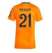 Real Madrid Brahim Diaz #21 Replika Bortedrakt Dame 2024-25 Kortermet